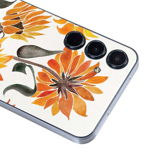 Yellow Sunflower by Cat Coq Galaxy A36 5G Skin