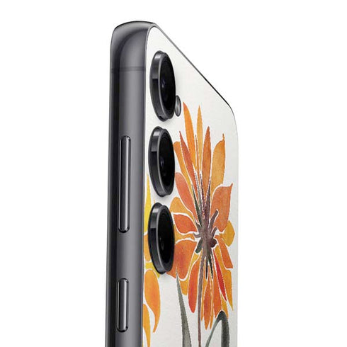 Yellow Sunflower by Cat Coq Galaxy S25 Plus Skin