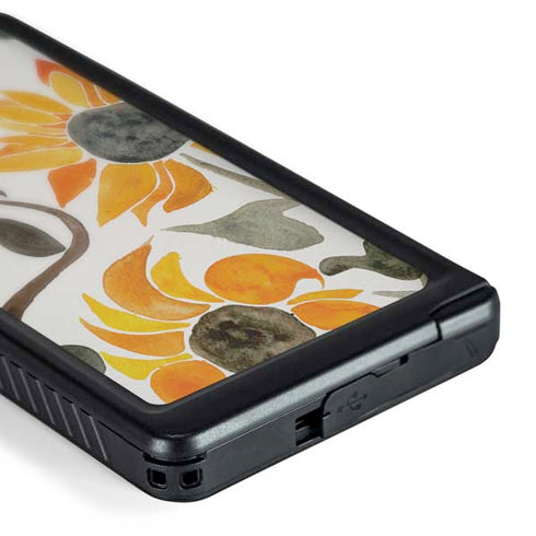 Yellow Sunflower by Cat Coq Galaxy S24 Ultra Waterproof Case