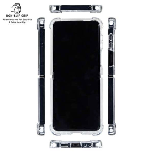 Yellow Sunflower by Cat Coq Galaxy Z Flip6 Clear Case