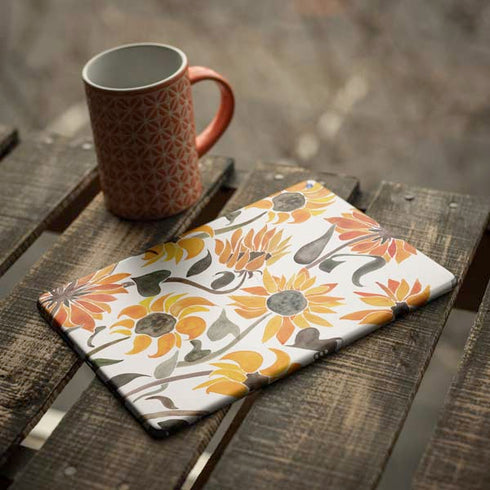 Yellow Sunflower by Cat Coq iPad Skins