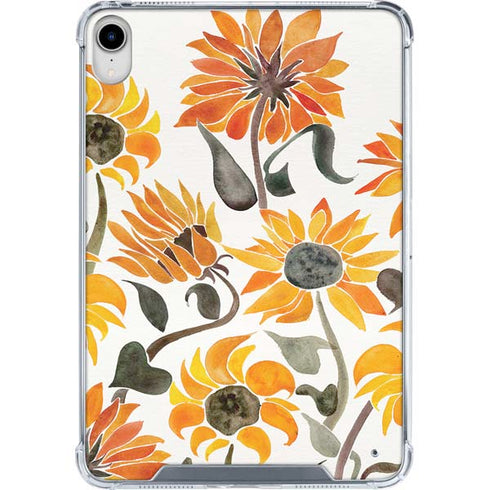 Yellow Sunflower by Cat Coq iPad 11th Gen (2025) Clear Case