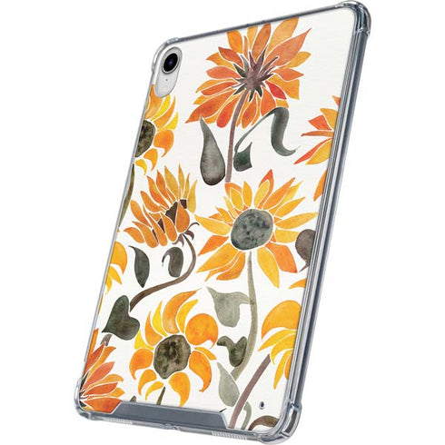 Yellow Sunflower by Cat Coq iPad 11th Gen (2025) Clear Case
