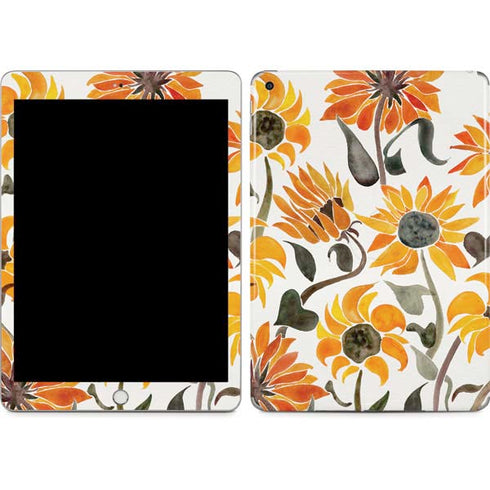Yellow Sunflower by Cat Coq Apple iPad Skin