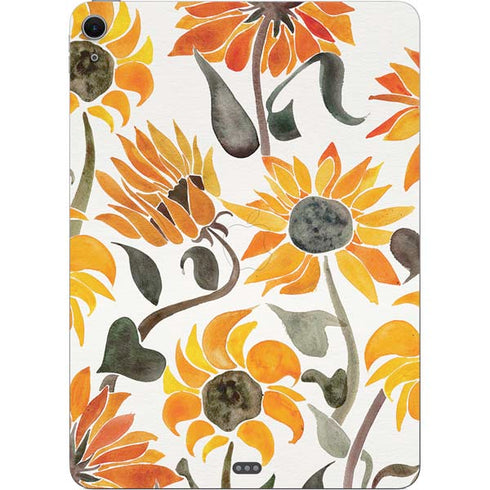 Yellow Sunflower by Cat Coq Apple iPad Air Skin