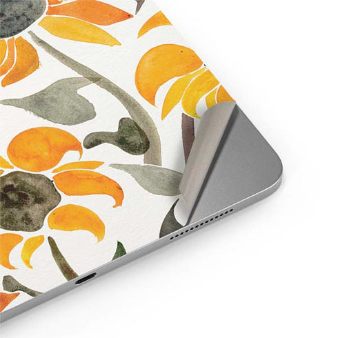 Yellow Sunflower by Cat Coq Apple iPad Air Skin
