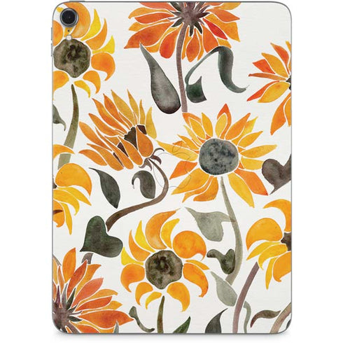 Yellow Sunflower by Cat Coq Apple iPad Pro Skin