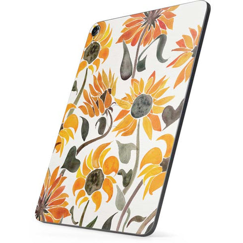 Yellow Sunflower by Cat Coq Apple iPad Pro Skin