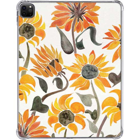 Yellow Sunflower by Cat Coq iPad Pro 11in (2024) Clear Case