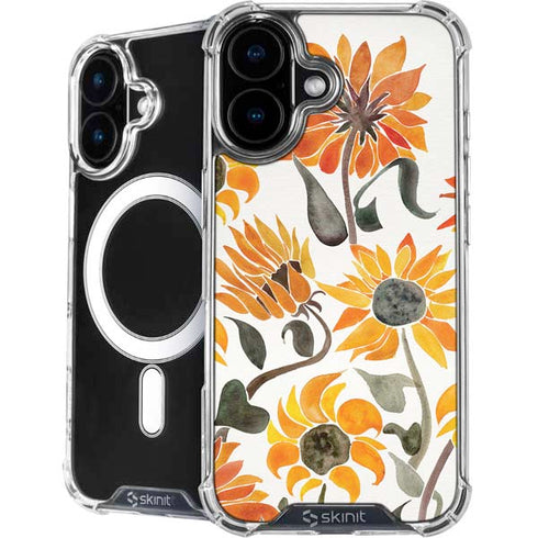 Yellow Sunflower by Cat Coq iPhone 16 Plus MagSafe Case