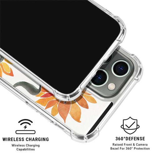 Yellow Sunflower by Cat Coq iPhone 16 Pro Clear Case