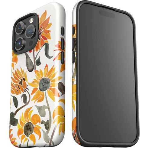 Yellow Sunflower by Cat Coq iPhone 16 Pro Impact Case