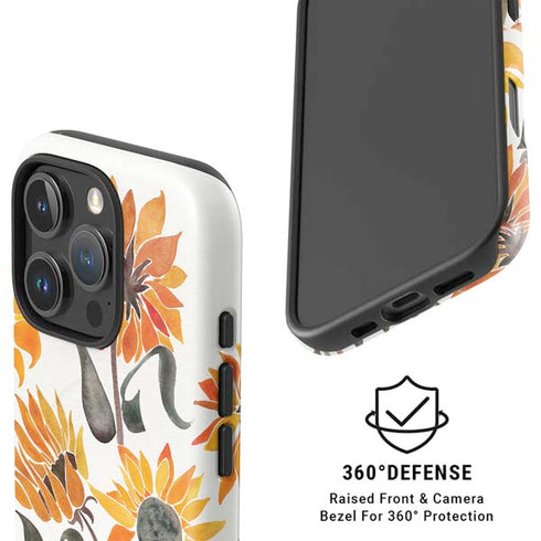 Yellow Sunflower by Cat Coq iPhone 16 Pro Magsafe Impact Case