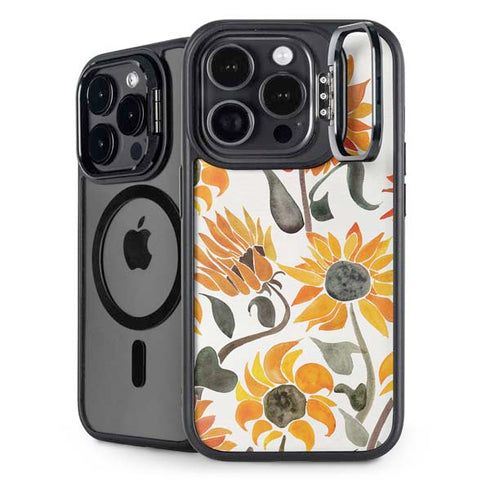 Yellow Sunflower by Cat Coq iPhone 16 Pro Max Kickstand Case