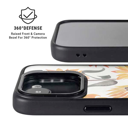 Yellow Sunflower by Cat Coq iPhone 16e Kickstand Case