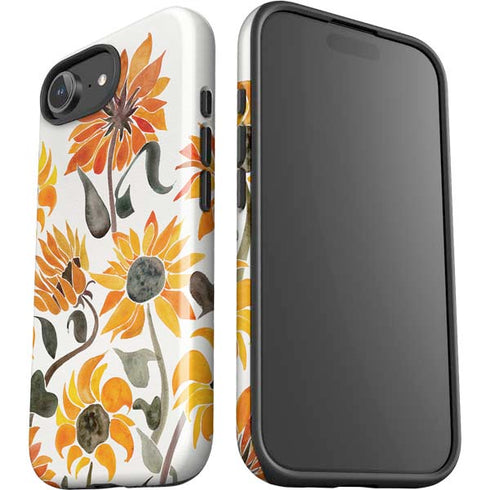 Yellow Sunflower by Cat Coq iPhone 16e Impact Case