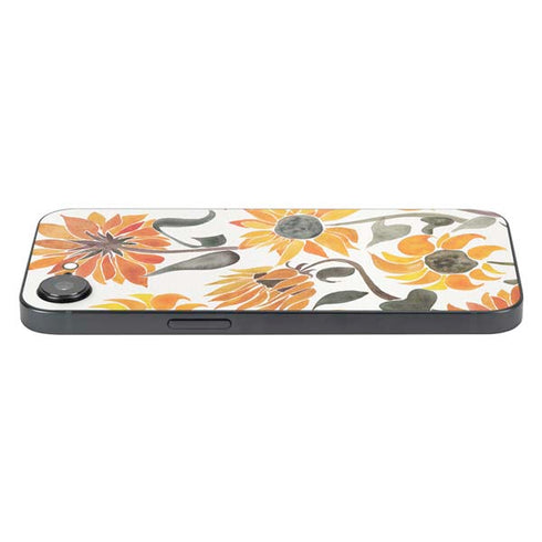 Yellow Sunflower by Cat Coq iPhone 16e Skin