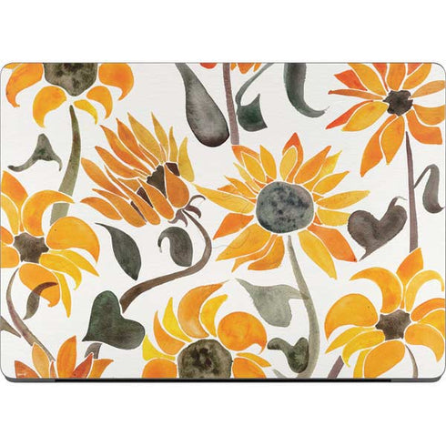 Yellow Sunflower by Cat Coq Apple MacBook Pro 14-inch Skin