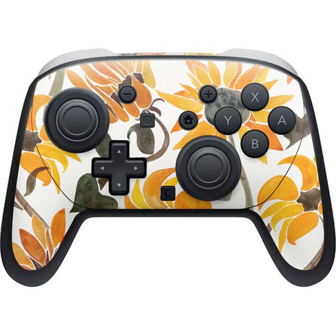 Yellow Sunflower by Cat Coq Nintendo Skins