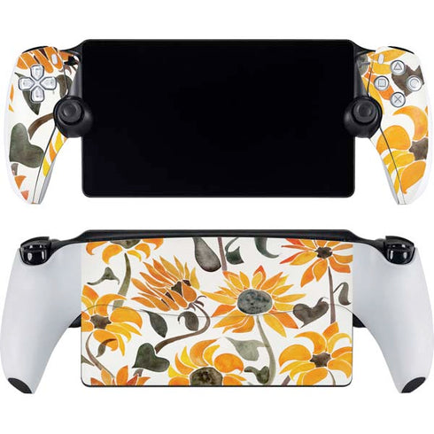Yellow Sunflower by Cat Coq PlayStation Portal Remote Player Skin