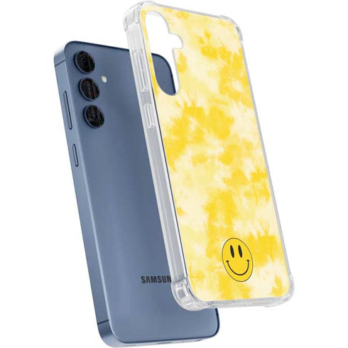 Yellow Tie Die Galaxy A55 5G Clear Case