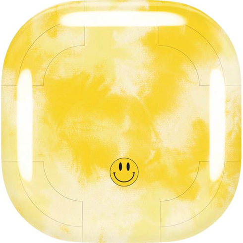 Yellow Tie Die Galaxy Buds Live Skin