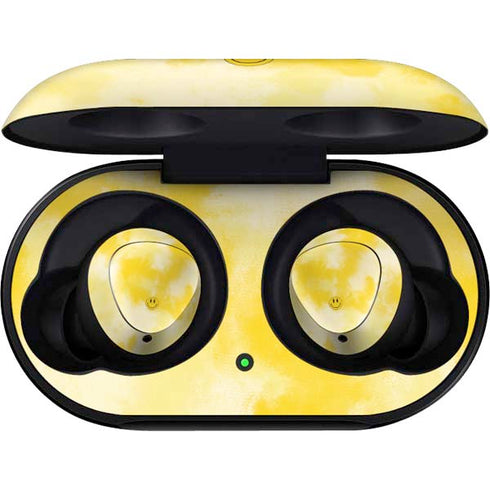 Yellow Tie Die Galaxy Buds Skin
