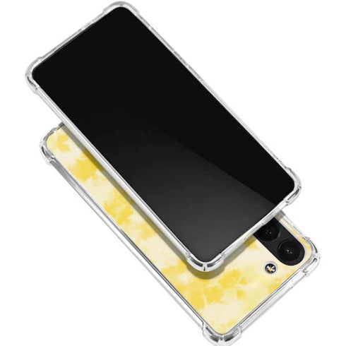 Yellow Tie Die Galaxy S24 FE Clear Case