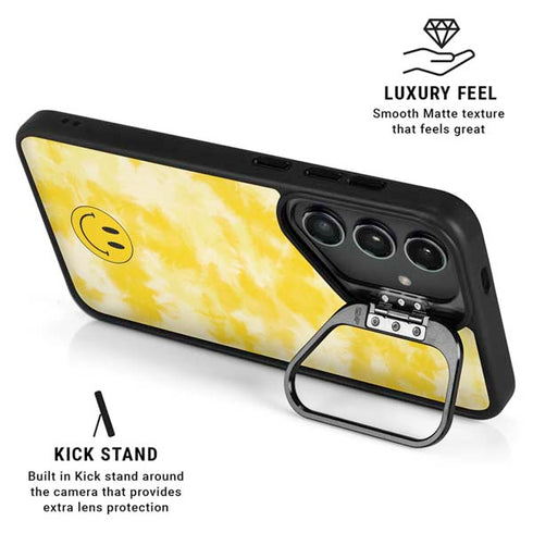 Yellow Tie Die Galaxy S24 Plus Kickstand Case