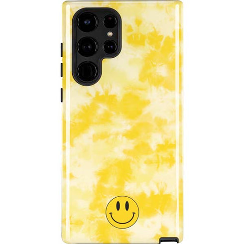 Yellow Tie Die Galaxy Cases