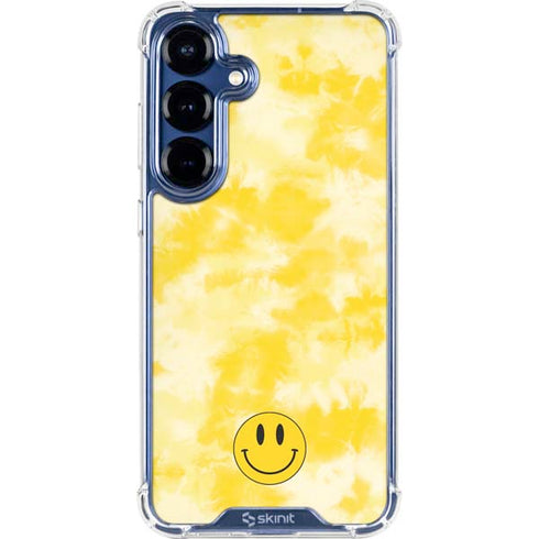 Yellow Tie Die Galaxy S25 Clear Case