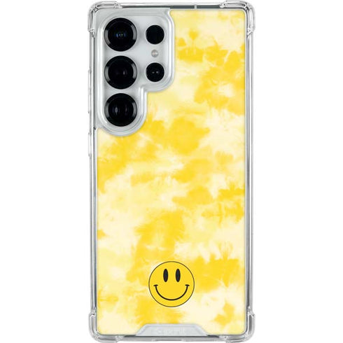 Yellow Tie Die Galaxy S25 Ultra Clear Case