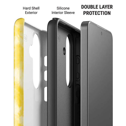 Yellow Tie Die Galaxy S26 Plus Impact Case