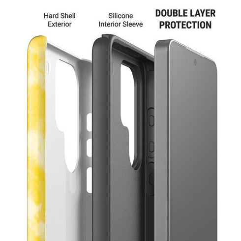 Yellow Tie Die Galaxy S26 Ultra Impact Case