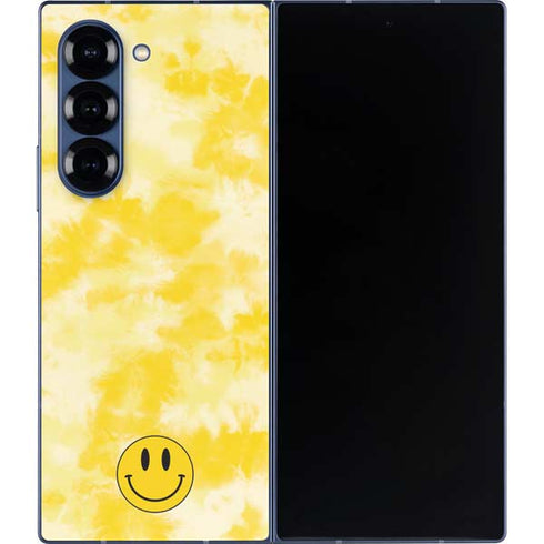 Yellow Tie Die Galaxy Z Fold6 Skin