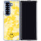 Yellow Tie Die Galaxy Z Fold7 Clear Case