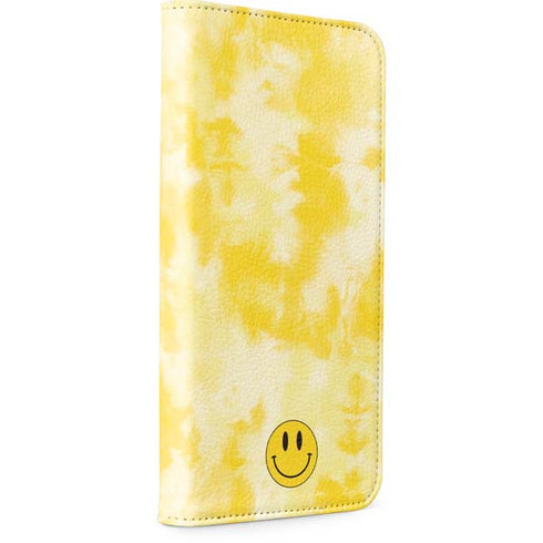 Yellow Tie Die iPhone 15 Plus Folio Case
