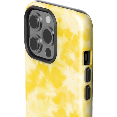 Yellow Tie Die iPhone 15 Pro Impact Case