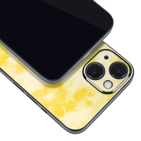 Yellow Tie Die iPhone 15 Skin