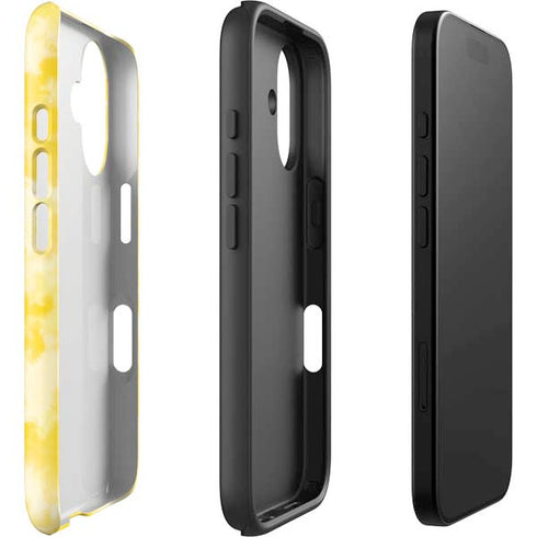 Yellow Tie Die iPhone 16 Impact Case