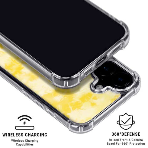 Yellow Tie Die iPhone 16 Plus MagSafe Case