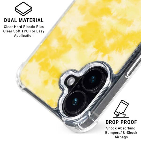 Yellow Tie Die iPhone 16 Plus MagSafe Case