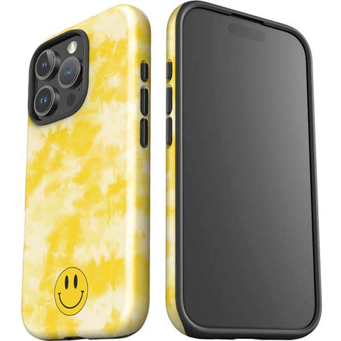 Yellow Tie Die iPhone 16 Pro Max Impact Case
