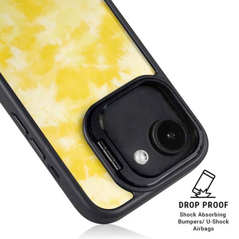 Yellow Tie Die iPhone 16e Kickstand Case