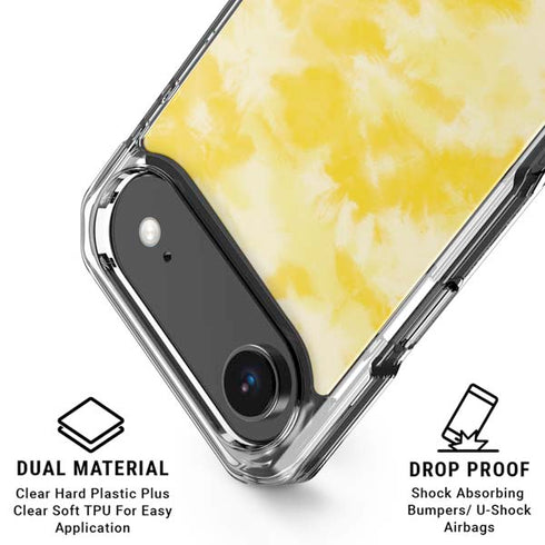 Yellow Tie Die iPhone 17 Air Clear Case