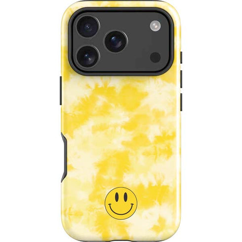 Yellow Tie Die iPhone 17 Pro Impact Case