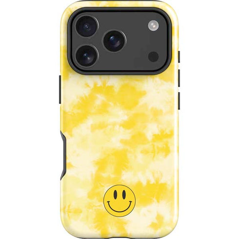 Yellow Tie Die iPhone 17 Pro Max Impact Case