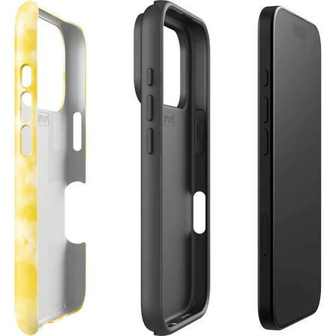 Yellow Tie Die iPhone 17 Pro Max Impact Case