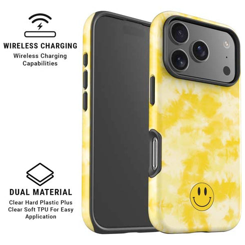 Yellow Tie Die iPhone 17 Pro Max Magsafe Impact Case