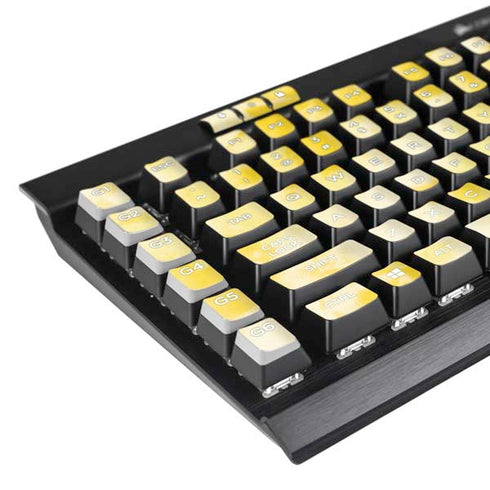 Yellow Tie Die K95 RGB PLATINUM Mechanical Gaming Keyboard Skin